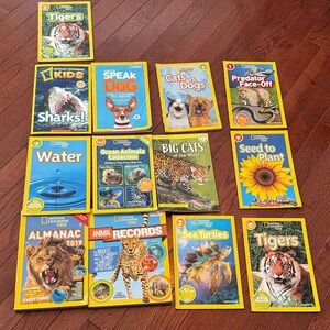 National Geographic Vibrant Animal and Nature Book Set